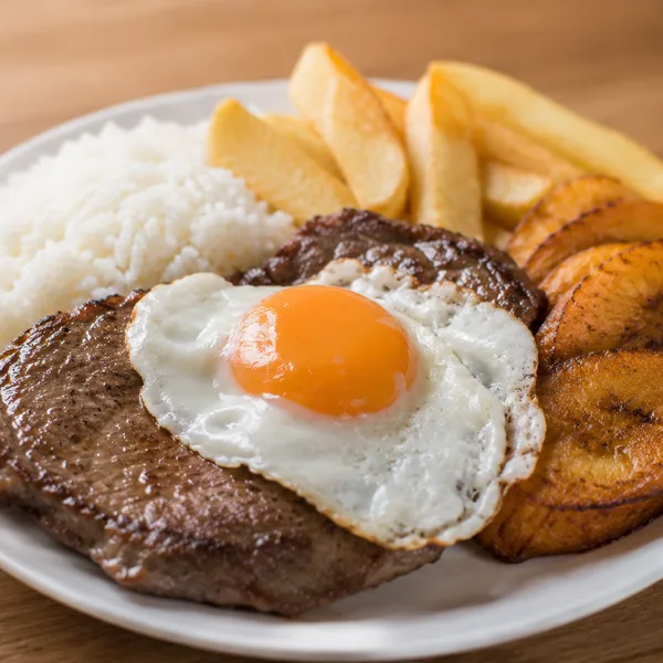 Bistec a lo Pobre