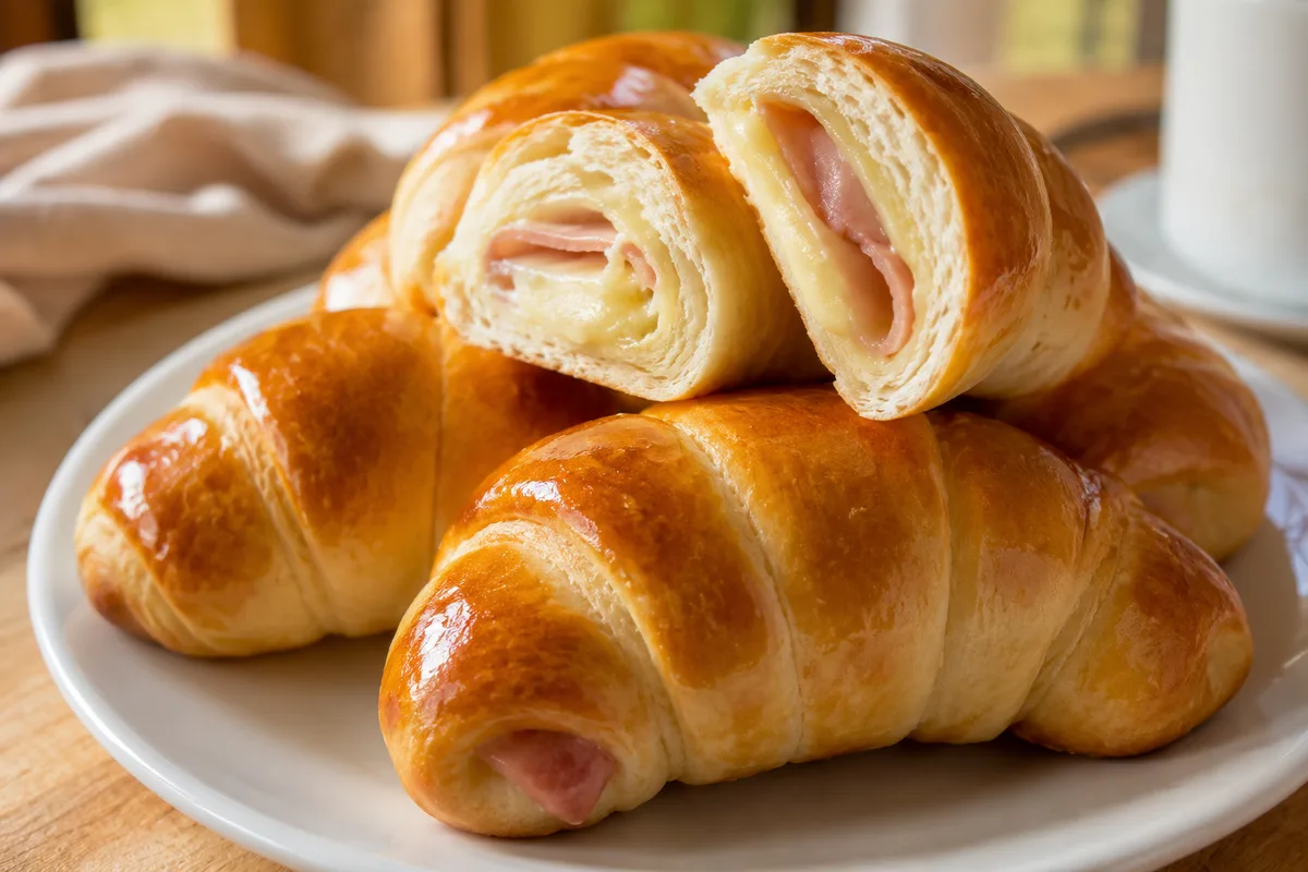 Cachitos, Peruvian ham and cheese breakfast rolls