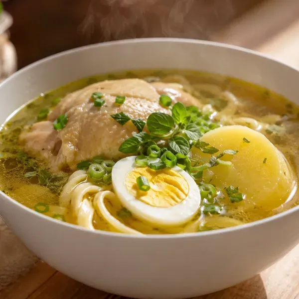 Caldo de gallina
