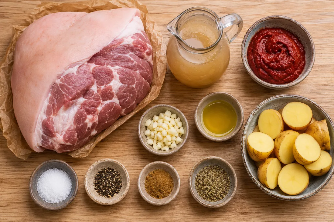 Ingredients for cuchicanca